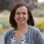 A photograph of writer Kelsey Fitzgerald