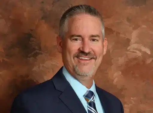 A headshot of Douglas County School District Superintendent Keith Lewis