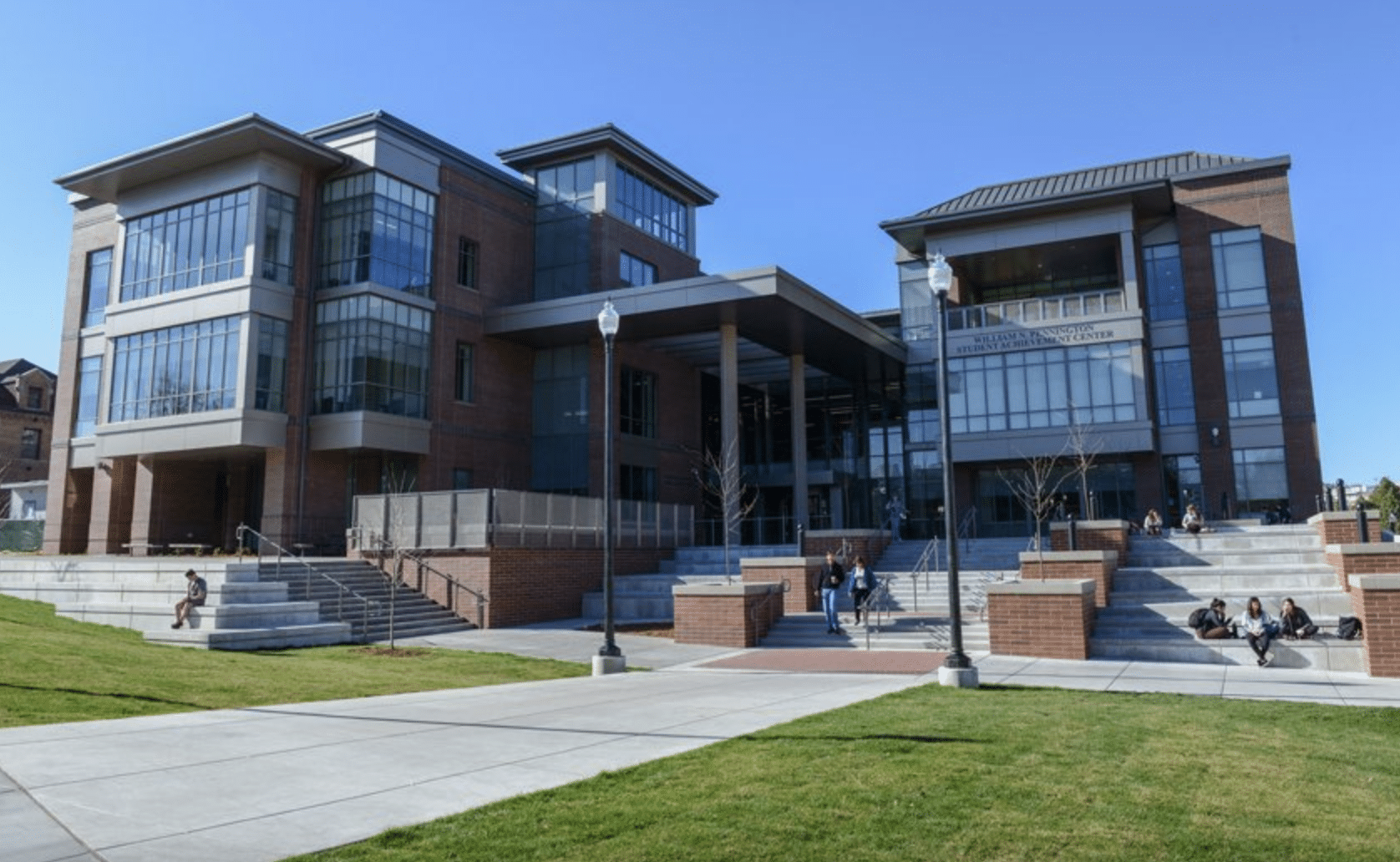 A photo of a large building on the campus of the University of Nevada, Reno